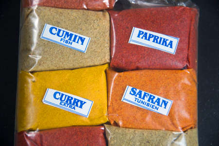 different spicesの写真素材