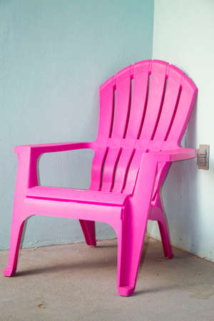 pink chairの写真素材