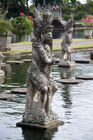 Indonesia, Bali, Tirtagangga, Waterの写真素材