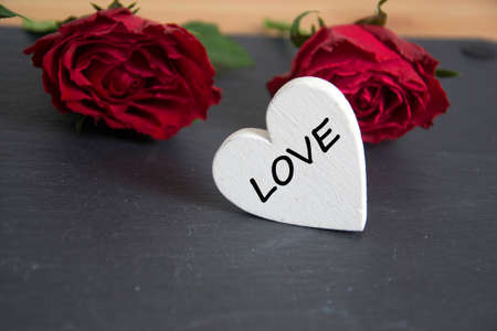 nice bakcground with roses - symbol for love