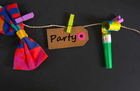 a colourful party backgroundの写真素材