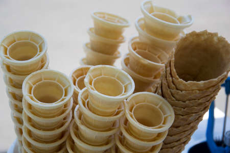 some ice cream cones