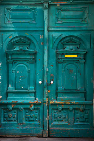 photo of an old doorの写真素材