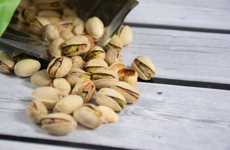 photo of some pistachiosの写真素材