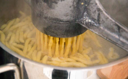 Homemeade Spaetzleの写真素材