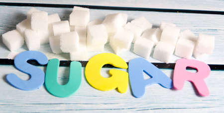 Various types of sugarの写真素材