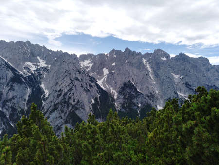 Wilder Kaiser - Mountain range in Tyrolの写真素材