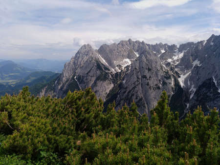 Wilder Kaiser - Mountain range in Tyrolの写真素材