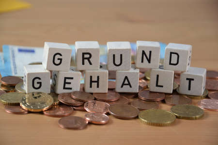 Gehalt ( german word for basic salary )の写真素材