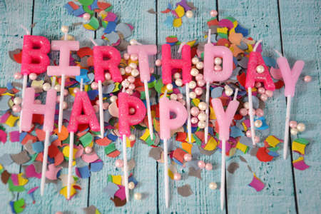 Happy Birthdayの写真素材