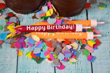 Happy Birthdayの写真素材