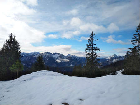 Rotwand -a mountain in bavariaの写真素材