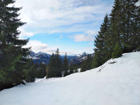 Rotwand -a mountain in bavariaの写真素材