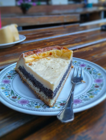 Cheesecake sliceの写真素材