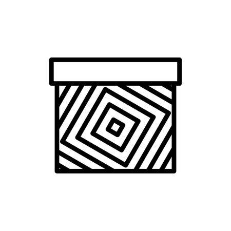 Premium gift icon in outline style.のイラスト素材