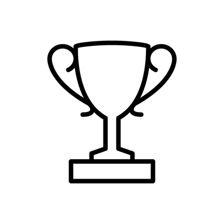 Premium award icon or in line style. High quality sign and symbol on a white . pictogram for infographic, web design and app development.のイラスト素材