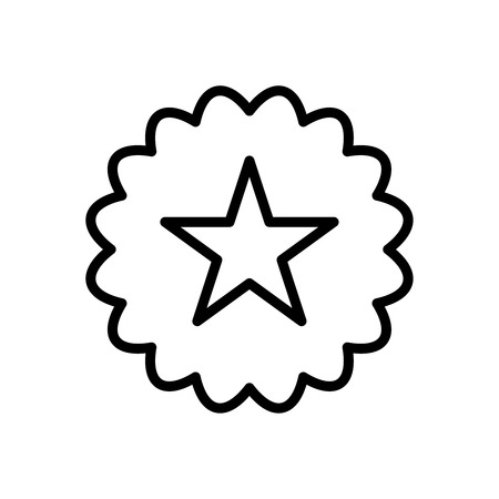 Award icon or  in line style, High quality sign and symbol on outline pictogram for infographic, web design and app development.のイラスト素材