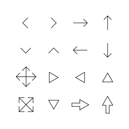 Vector of Simple set of arrow icons in - ID:1-140604765 - Royalty Free ...