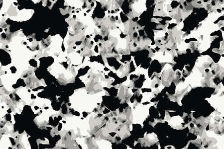 Cow texture or panda texture for abstract backgroundsの写真素材