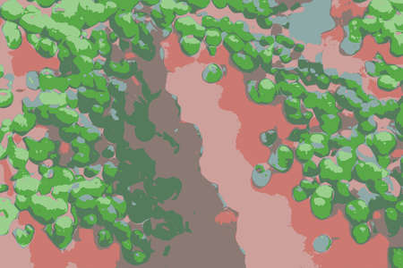 Abstract green and pink backgroundの写真素材