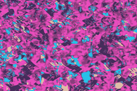 Abstract holographic retrowave background with blue and pink colors
