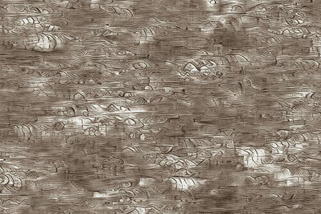 Carved texture of wood with timber patternsの写真素材