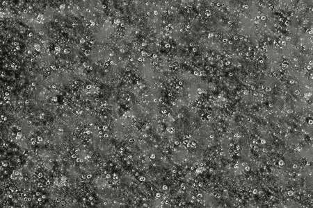 Textured glass window with water dropletsの写真素材