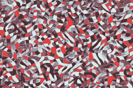 Red confused dizzy texture