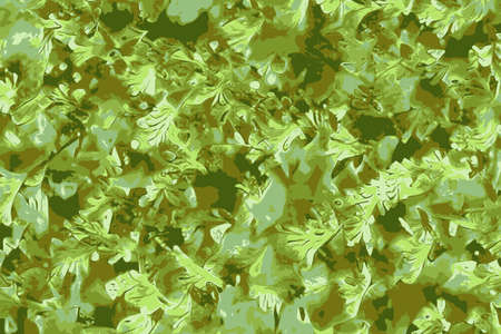 Abstract background of fluorescent green leavesの写真素材