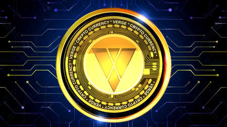 Cryptocurrency 3D rendering  background is perfect for any type of news or information presentation. The background features a stylish and clean layoutの写真素材