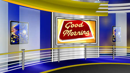 3D rendering background is perfect for any type of news or information presentation. The background features a stylish and clean layoutの写真素材