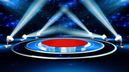 Stage Podium Concept
Stage podium with moving lightsの写真素材