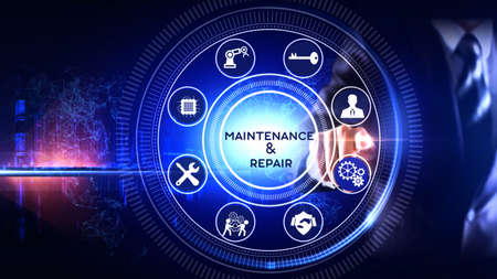 Maintenance and Repair Concept  Icon Rotating wheel Concept
Rotating wheel with icon surrounded by city and world map Center and spoke Conceptの写真素材