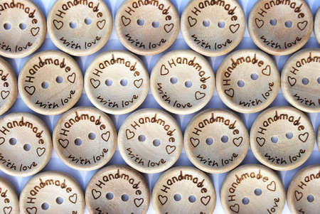 bright round buttons decor element for needlework