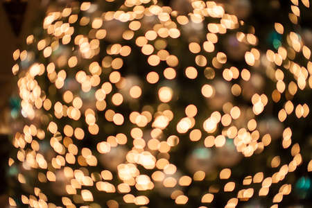 Abstract circular bokeh background of Christmaslight