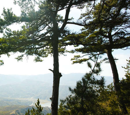 Nature scenery view from Heng Mountain の写真素材
