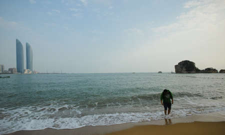 Xiamen seaside sceneryのeditorial素材
