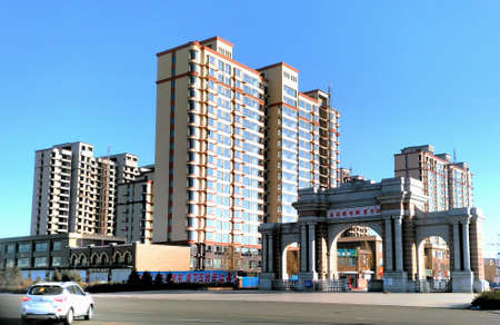 School buildingのeditorial素材