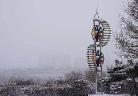 Saibei winter sceneryの写真素材