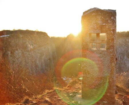 the memorial at sun lights in czech republic