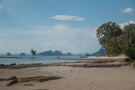 beautiful beach in Krabi, Thailandの写真素材