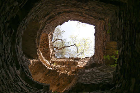 Ruins of the old Czech castle Hasistainの写真素材
