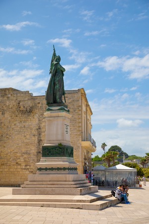 Otranto, Italy - 6.05.2018: Aragonese Castle of Otranto in south part of Italyのeditorial素材