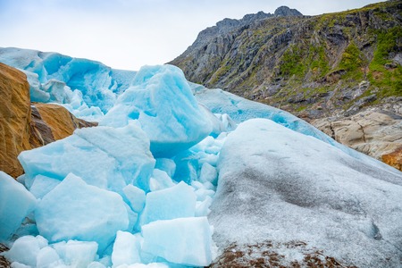 Part of Svartisen Glacier in Norway