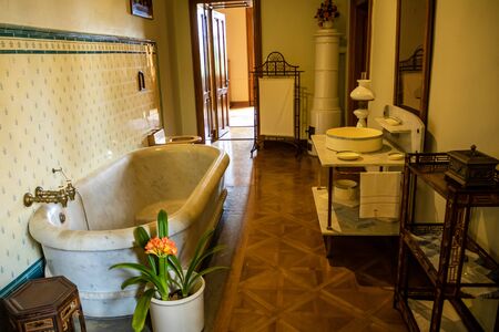 Lednice, Czech Republic - 3.05.2019: Interior of Lednice Castle in South Moravia, Czech Republic...