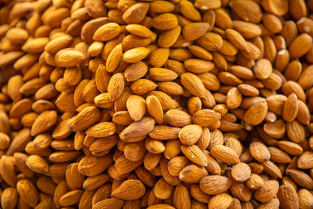 Dry nuts in turkish market in Antalya, Turkey. Nutrition And Vitamins. Healthy Raw Food. Food backgroundの写真素材