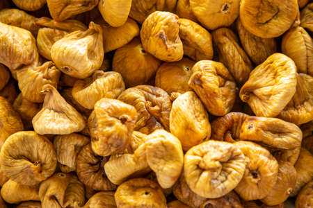 Dried figs for sale in turkish market in Antalya, Turkey