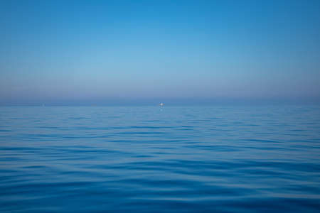 Blue Tones Water Waves Surface as Background