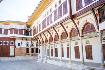 Istanbul, Turkey - May 28, 2022: Interior of Topkapi Palace, detail and decoration of the castle, Istanbul, Turkeyのeditorial素材
