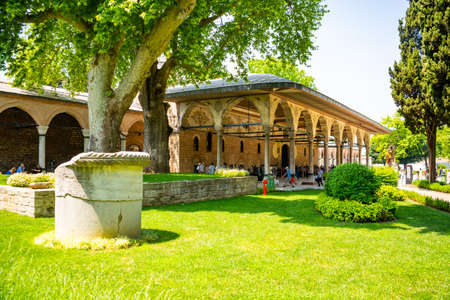 Istanbul, Turkey - May 28, 2022: Architecture and park territory of Topkapi Palace in Istanbul, Turkeyのeditorial素材